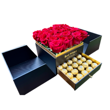 Cargar imagen en el visor de la galería, CAJA PREMIUM de Rosas y Bombones