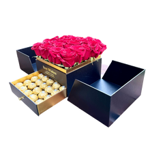 Cargar imagen en el visor de la galería, CAJA PREMIUM de Rosas y Bombones
