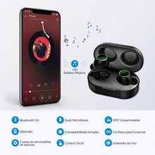 Cargar imagen en el visor de la galería, Audifonos True Wireless T6 IPX7 BT 5.0 - Mpow